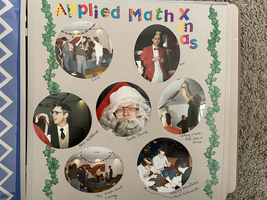 Applied Math Christmas party. Courtesy of Alison Burnham